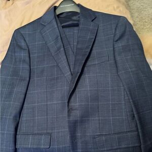 Men's Blue Checkered jacket, Blazer, pants